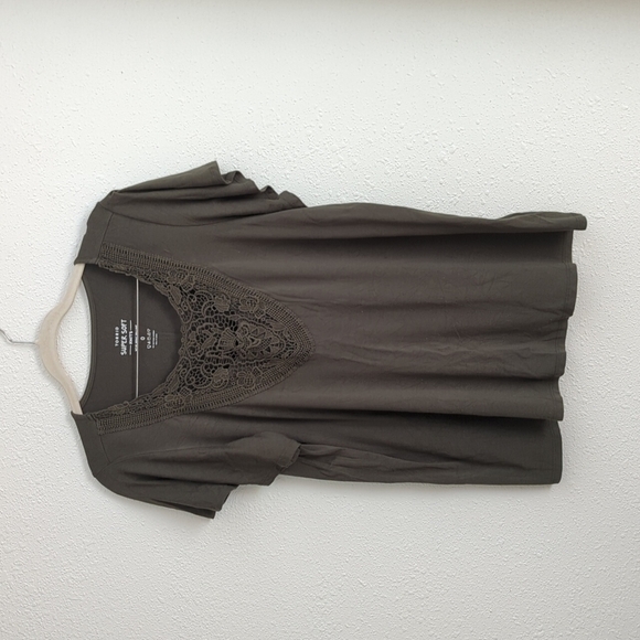 Torrid Super Soft Knits Wear What You Love Green Embroidered Women's Size 0 - Picture 1 of 8